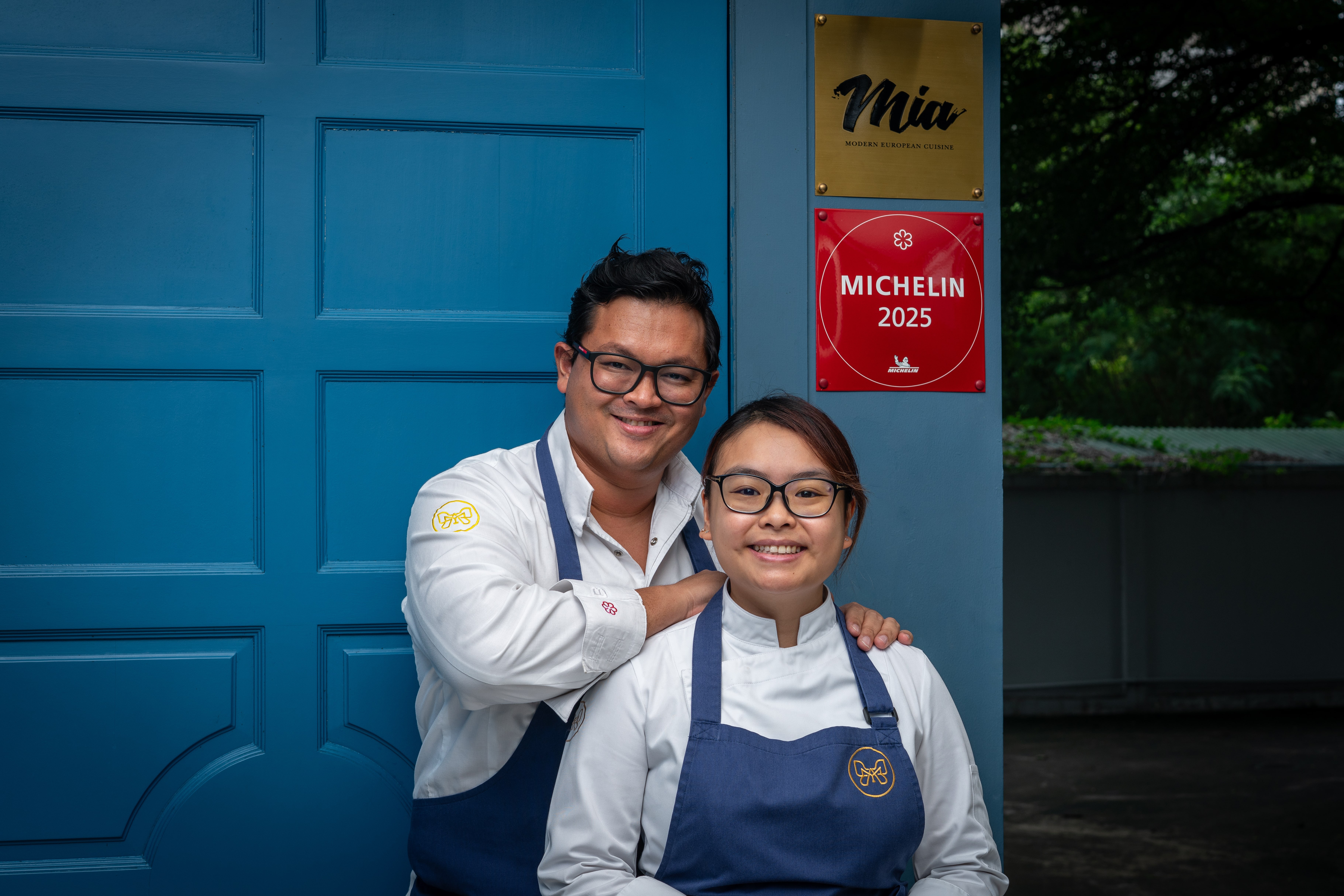 Top Russell and Michelle Goh in the kitchen