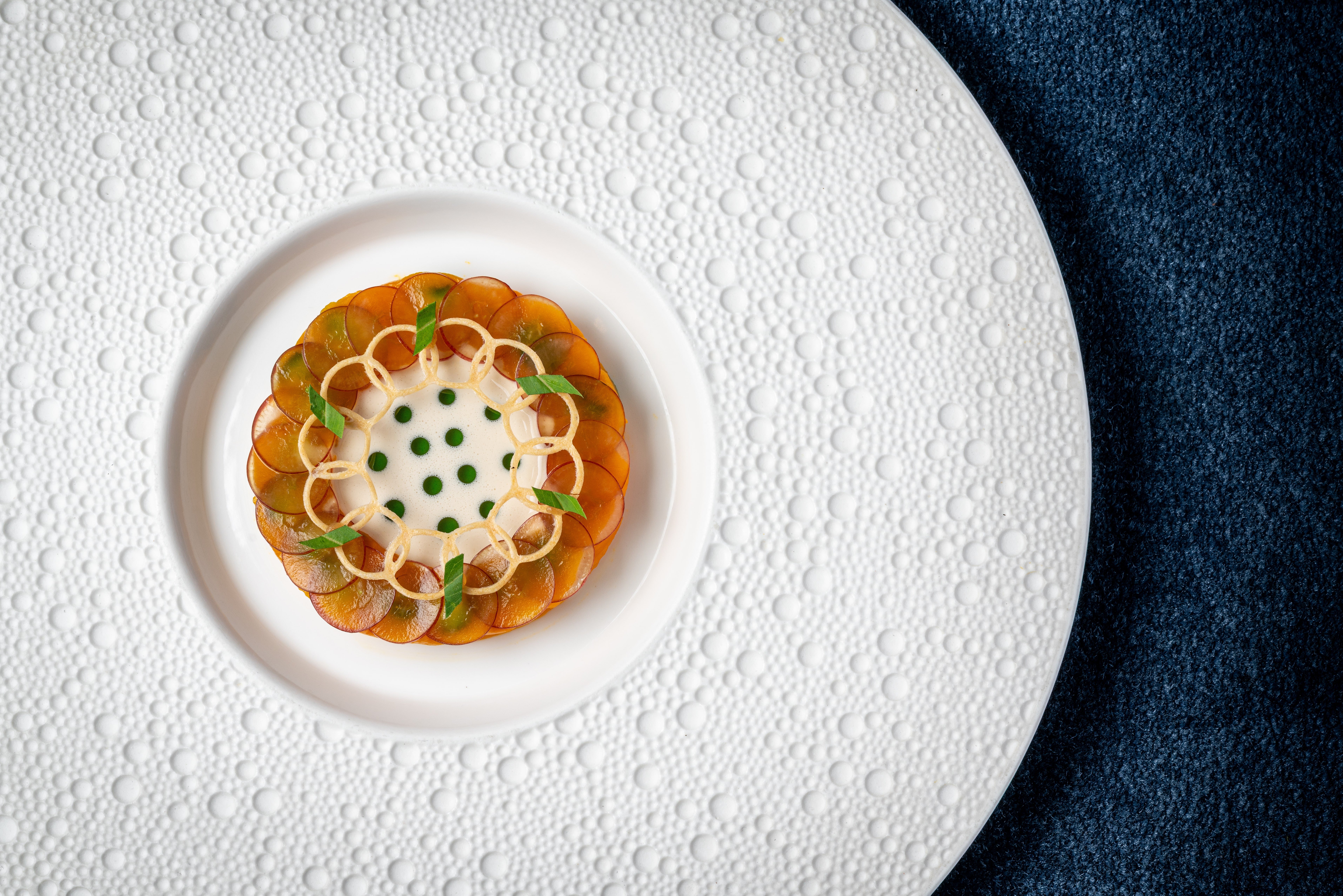 Signature plated dish at Mia